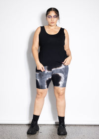 Bike Shorts - Grey Squares