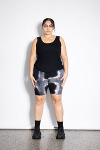 Bike Shorts - Grey Squares