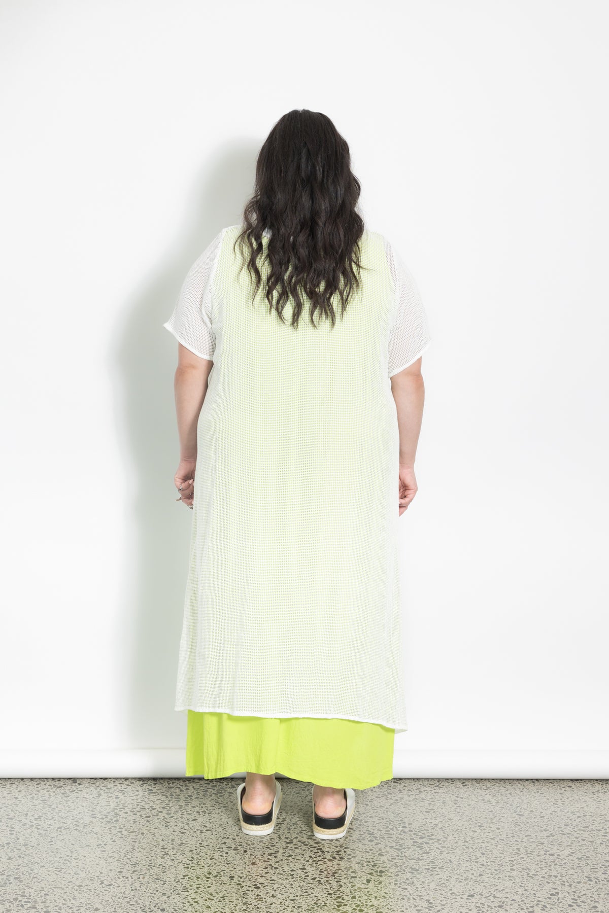 Net Dress - Cream Mesh