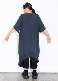 Accordion Tunic - Liquorice