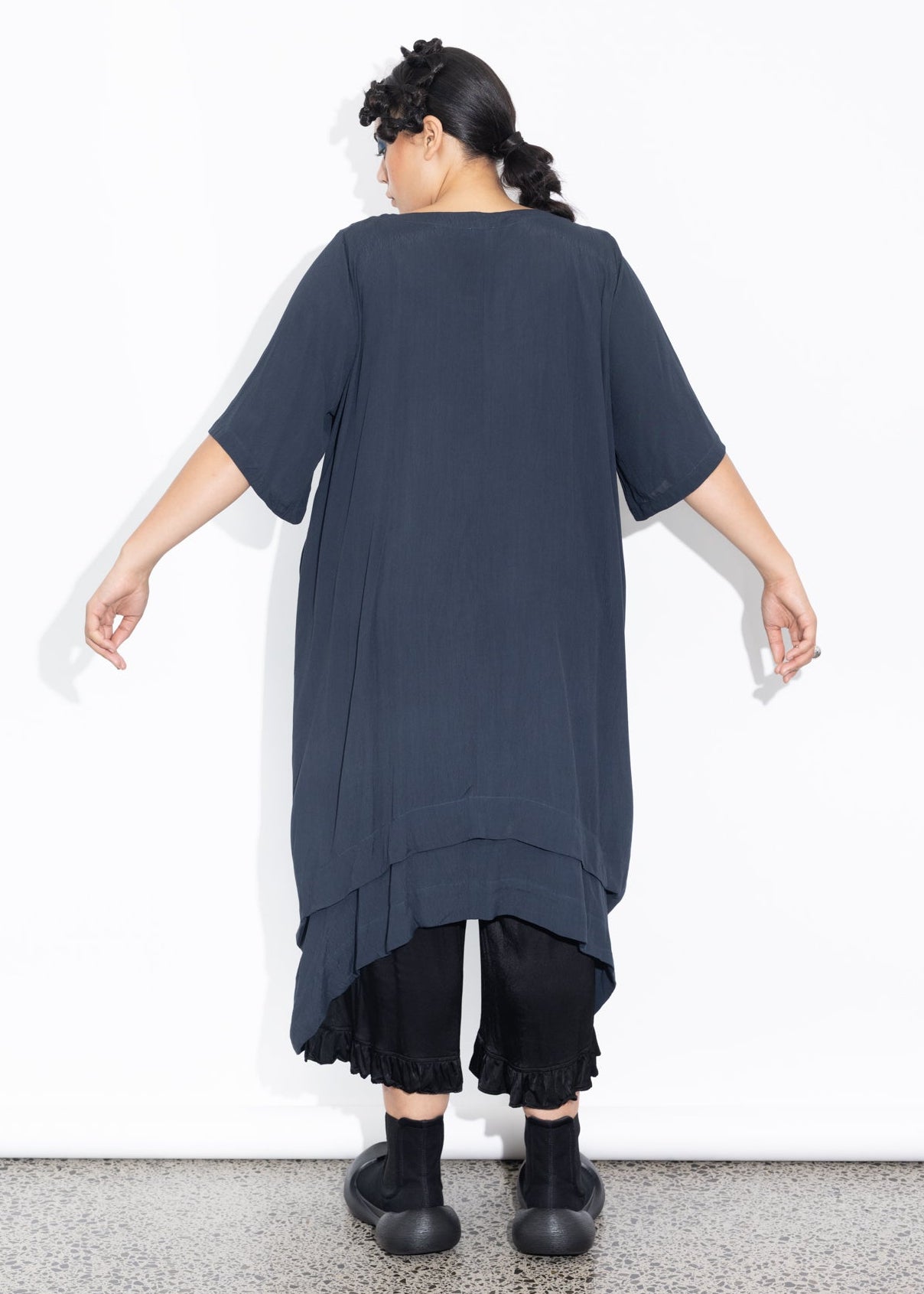 Accordion Tunic - Liquorice