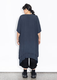 Accordion Tunic - Liquorice