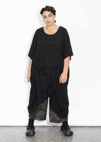Accordion Tunic - Black