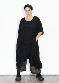 Accordion Tunic - Black