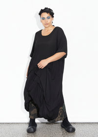 Accordion Tunic - Black