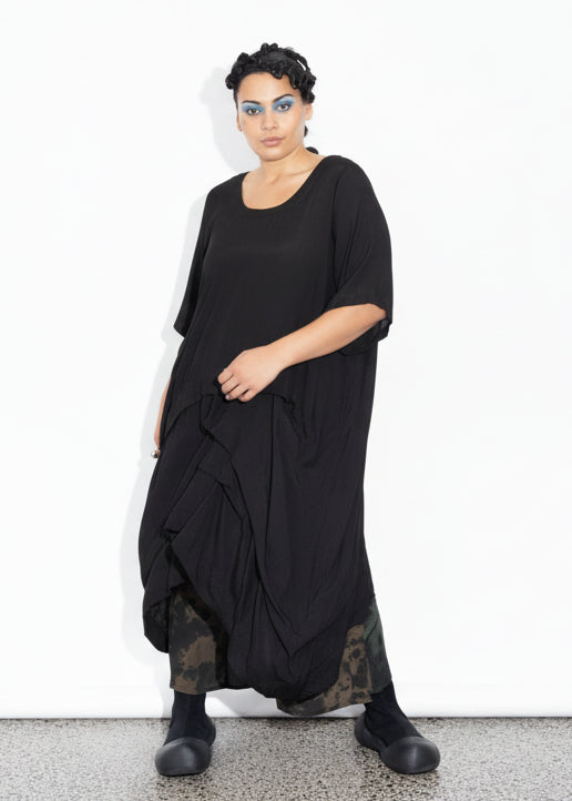 Accordion Tunic - Black