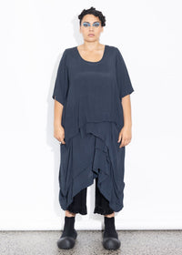 Accordion Tunic - Liquorice