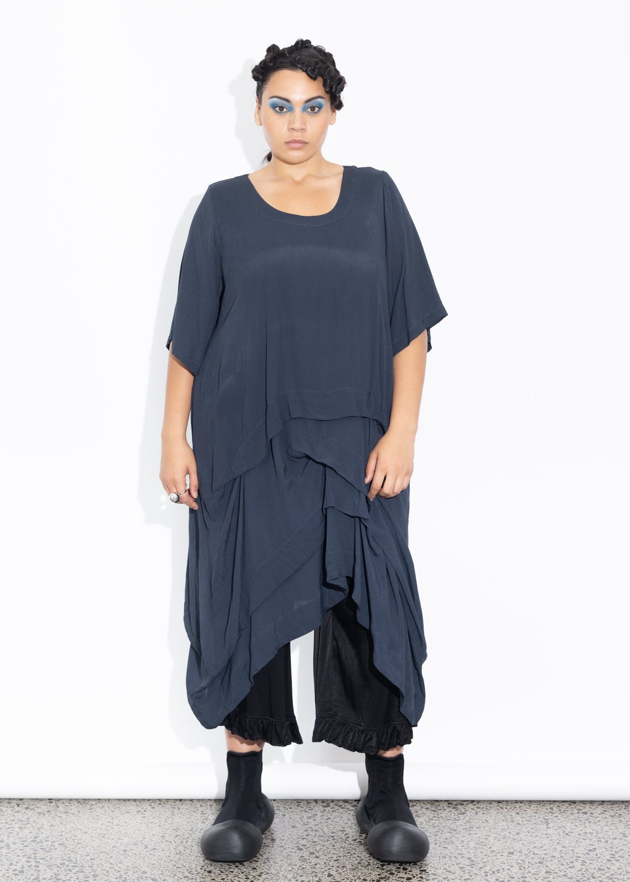 Accordion Tunic - Liquorice