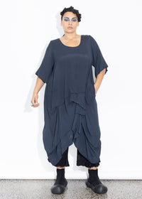 Accordion Tunic - Liquorice