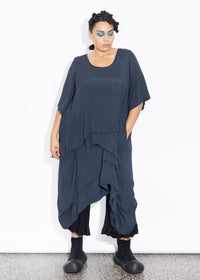 Accordion Tunic - Liquorice