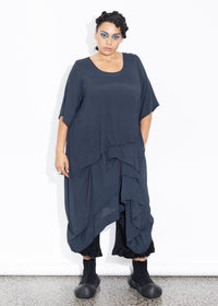 Accordion Tunic - Liquorice