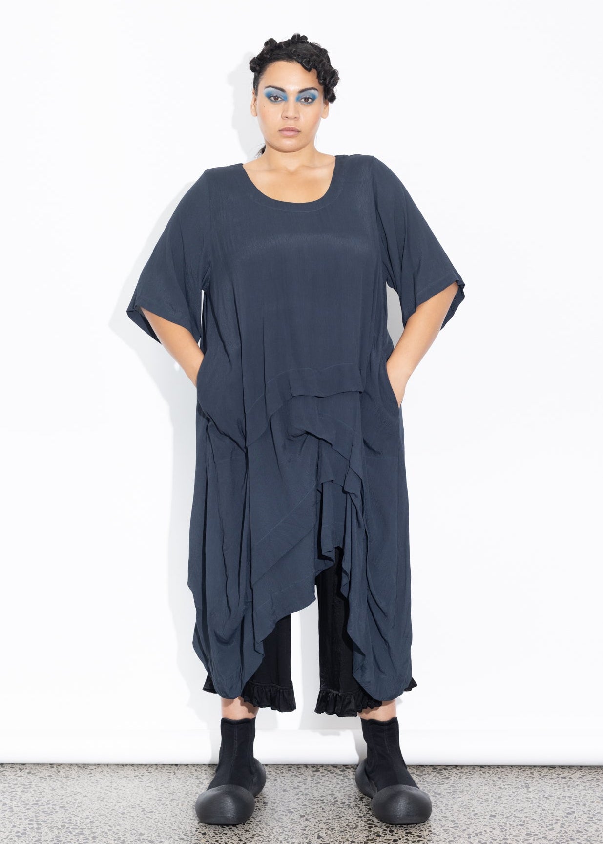 Accordion Tunic - Liquorice