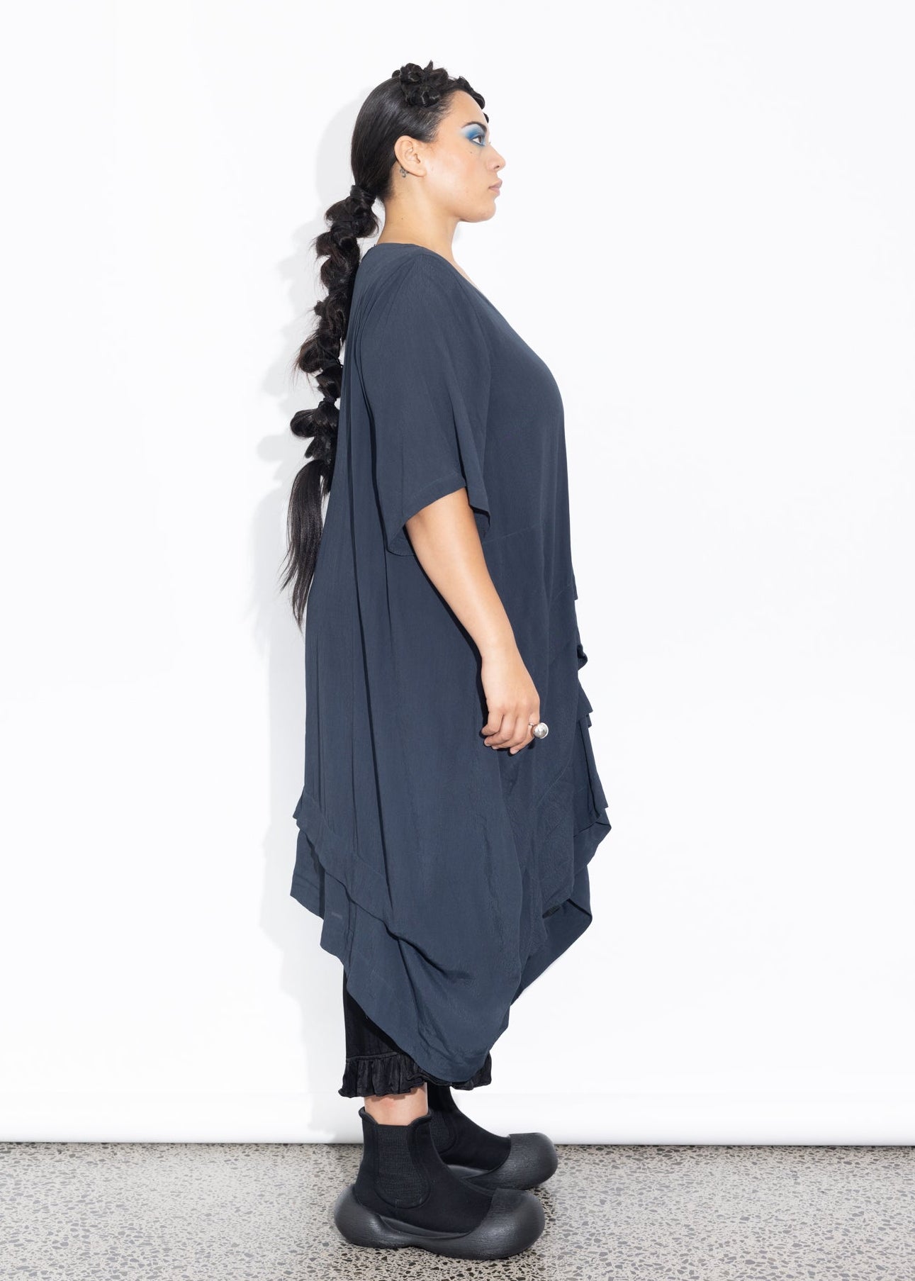 Accordion Tunic - Liquorice
