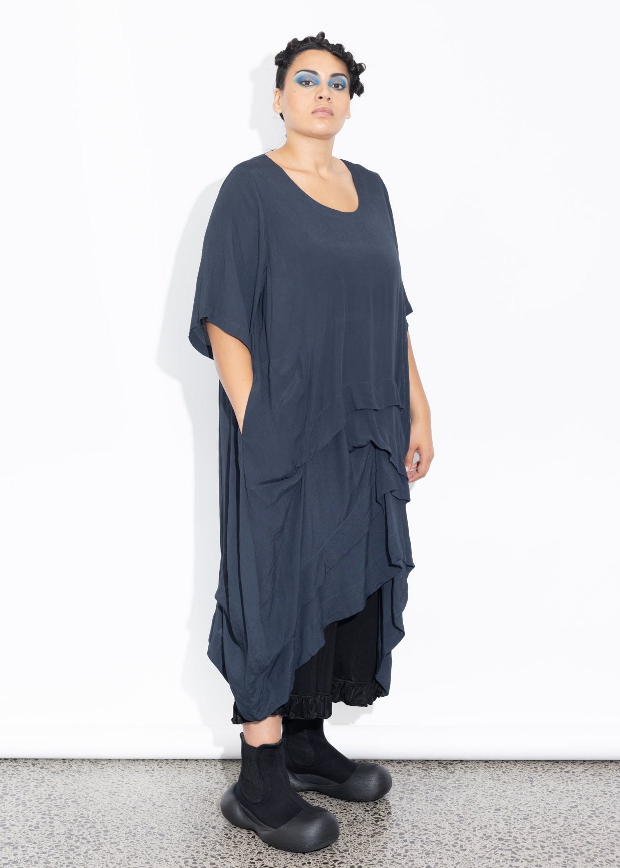 Accordion Tunic - Liquorice