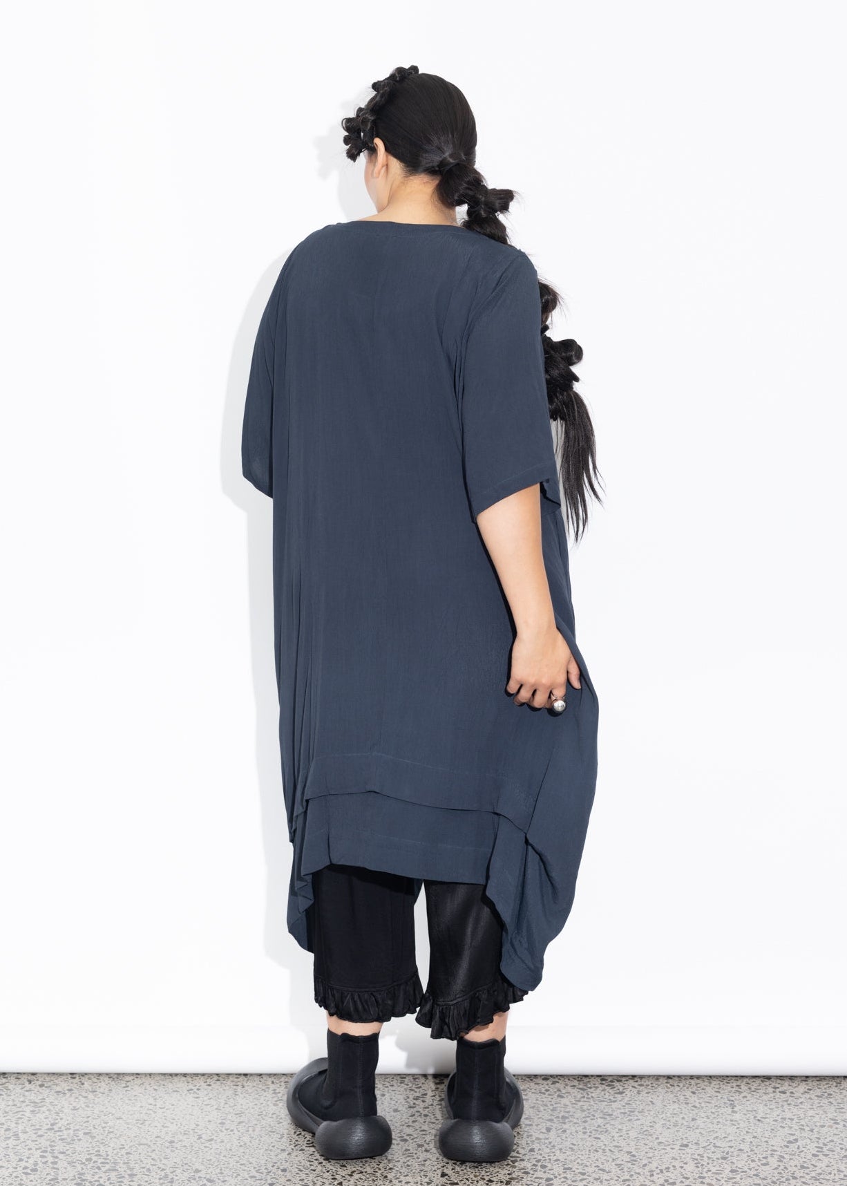 Accordion Tunic - Liquorice
