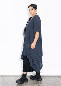 Accordion Tunic - Liquorice