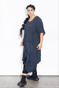 Accordion Tunic - Liquorice