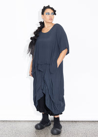 Accordion Tunic - Liquorice