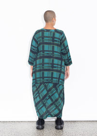 Elsey Dress - Liquorice Check