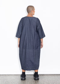 Elsey Dress - Dark Chambray