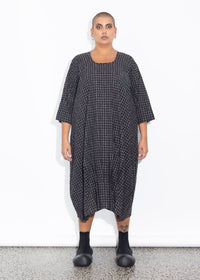 Long Tuck Hem - Grey Dotti