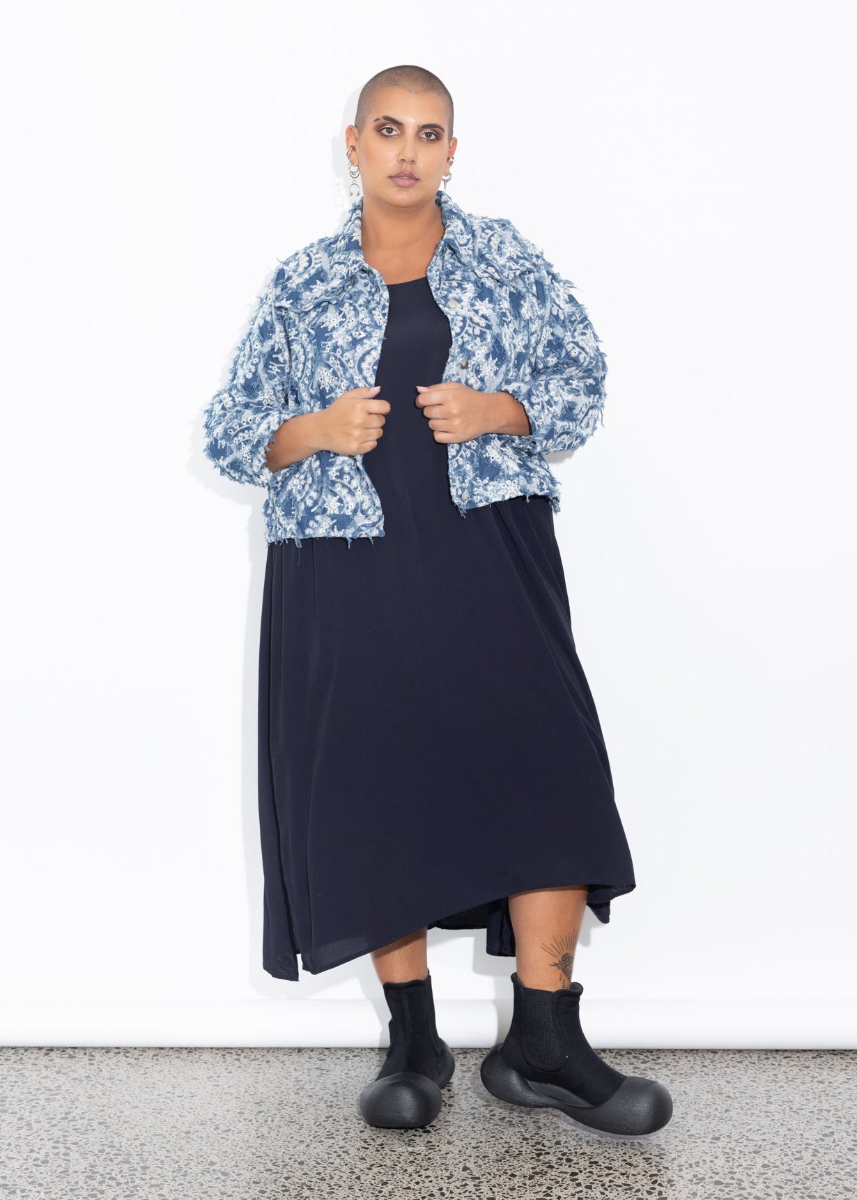 Josie Jacket - Broderie Denim