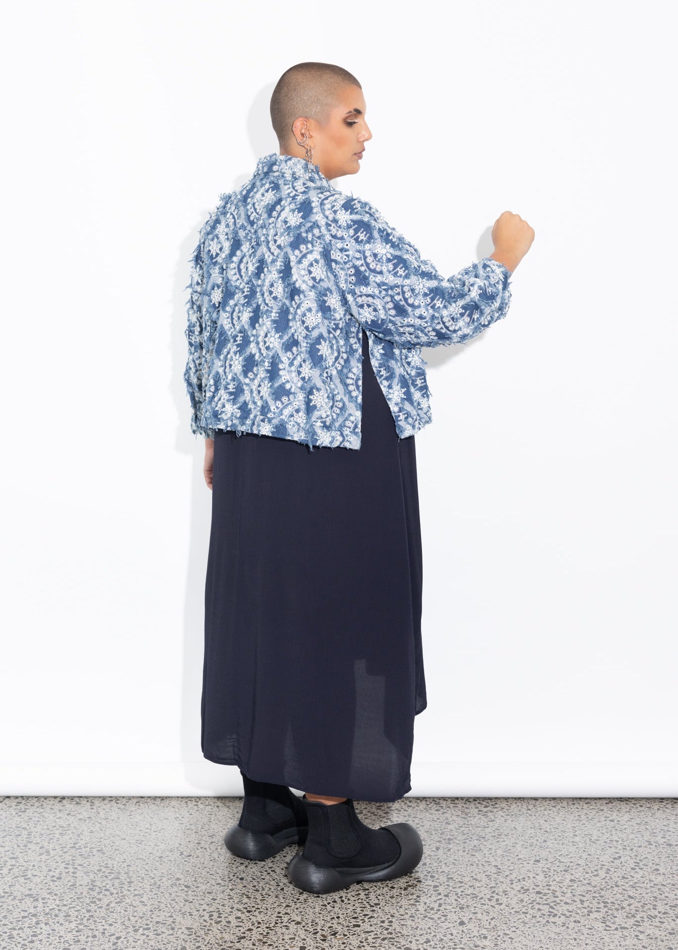 Josie Jacket - Broderie Denim