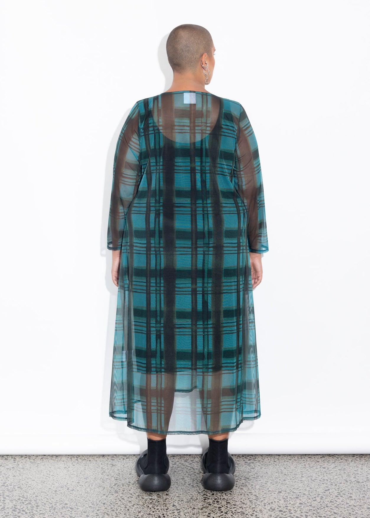 Freddie Dress - Liquorice Check