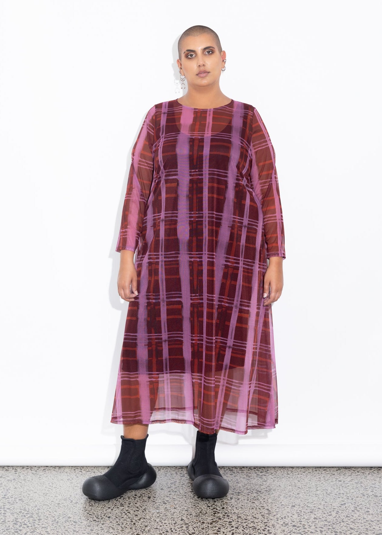 Freddie Dress - Raisin Check