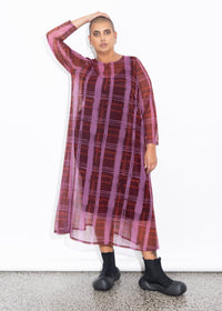 Freddie Dress - Raisin Check