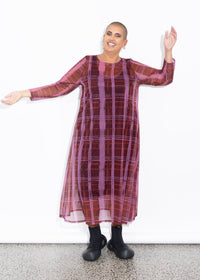 Freddie Dress - Raisin Check