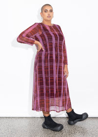 Freddie Dress - Raisin Check