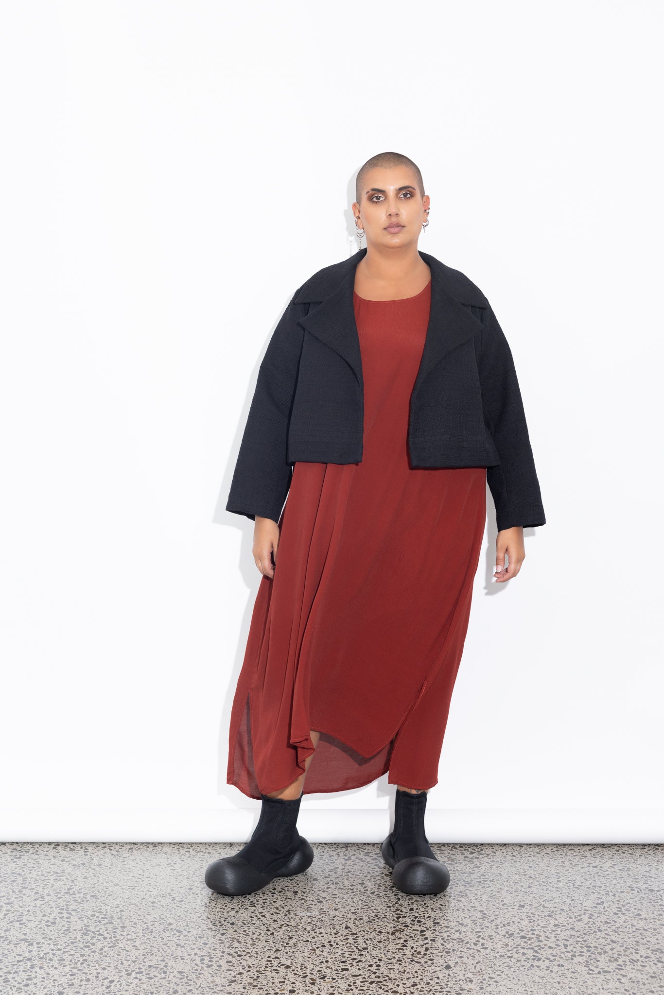 Renee Jacket - Black Boucle