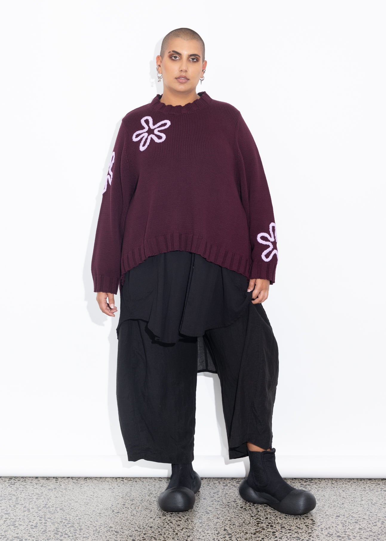 Daisy Jumper - Raisin