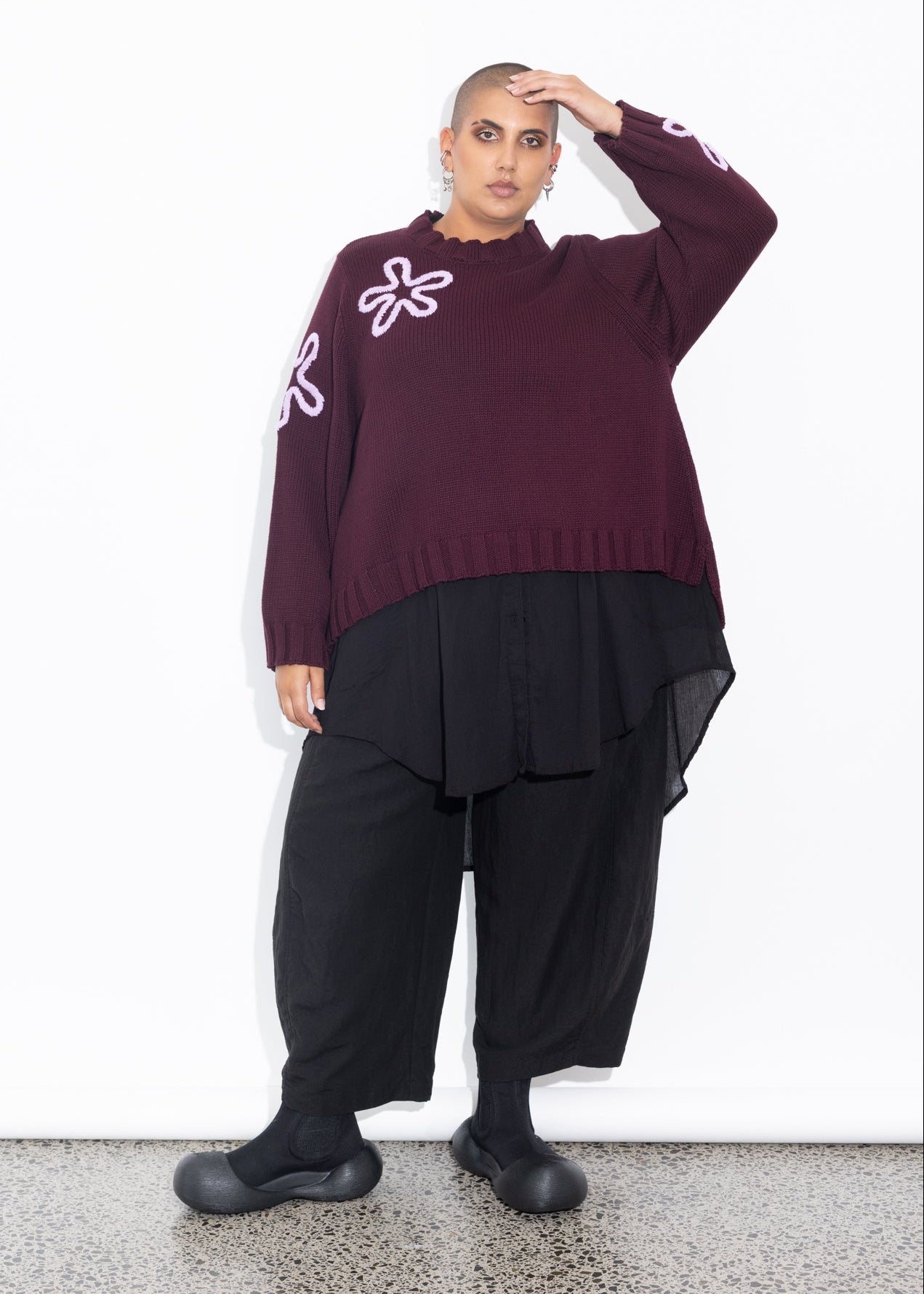 Daisy Jumper - Raisin