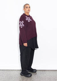 Daisy Jumper - Raisin