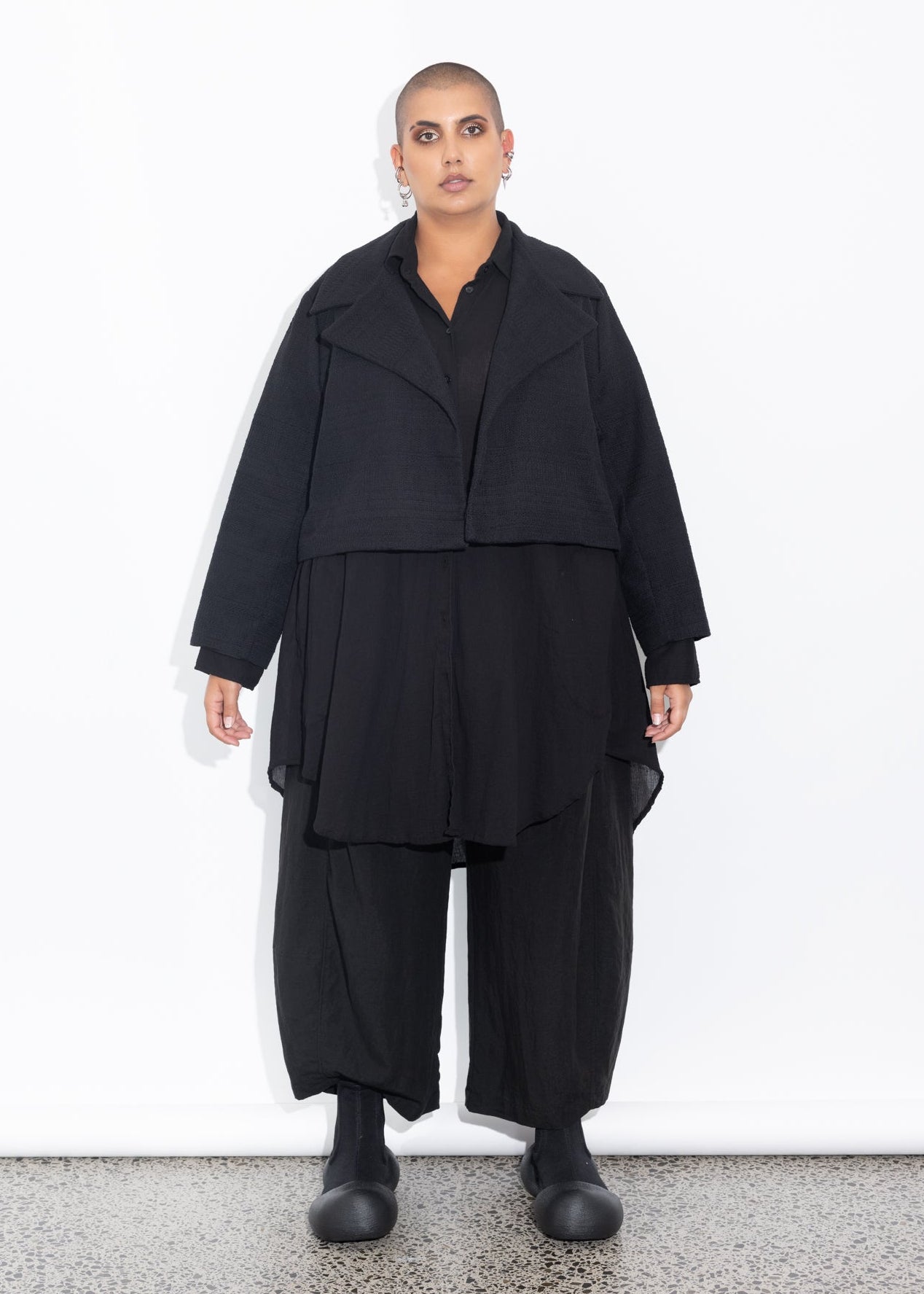 Renee Jacket - Black Boucle