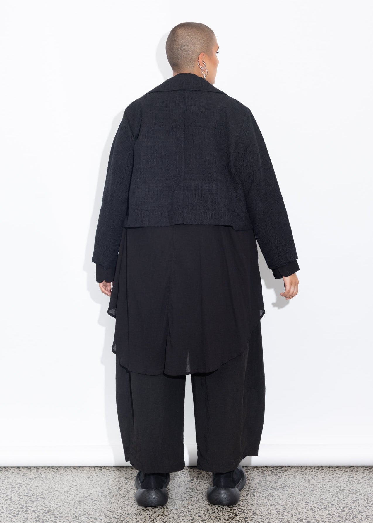 Renee Jacket - Black Boucle