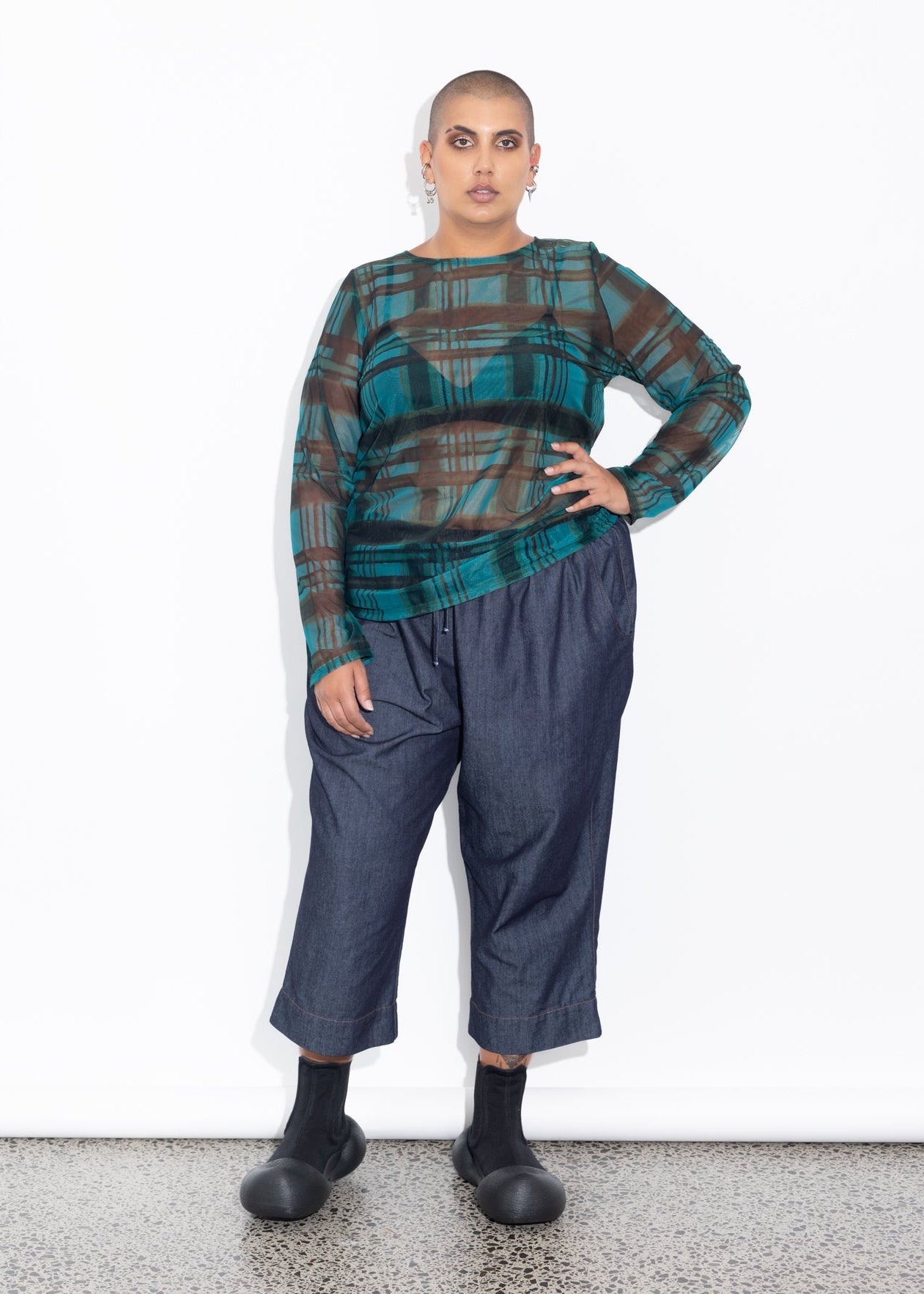 Jogger - Dark Chambray