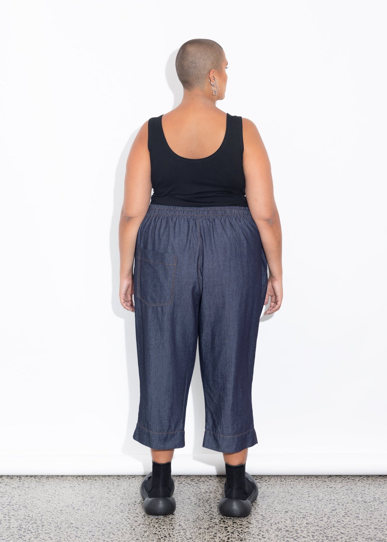 Jogger - Dark Chambray