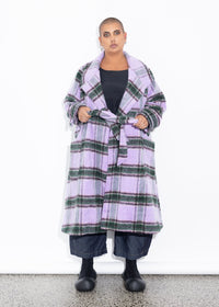 Captain's Coat - Lilac Check