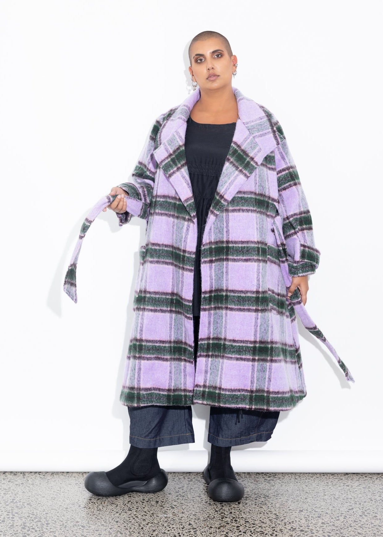 Captain's Coat - Lilac Check