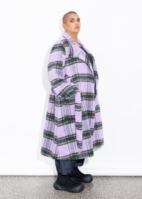 Captain's Coat - Lilac Check