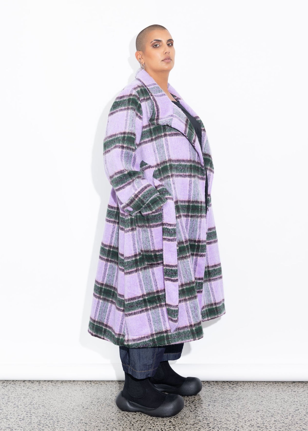 Captain's Coat - Lilac Check