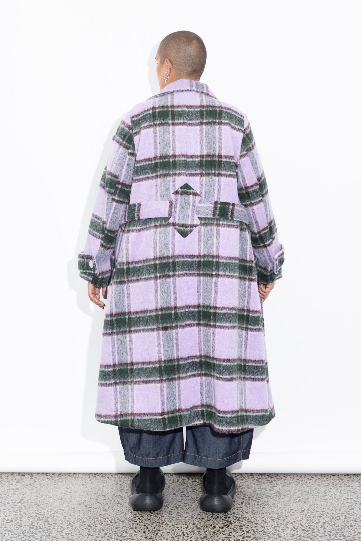 Captain's Coat - Lilac Check