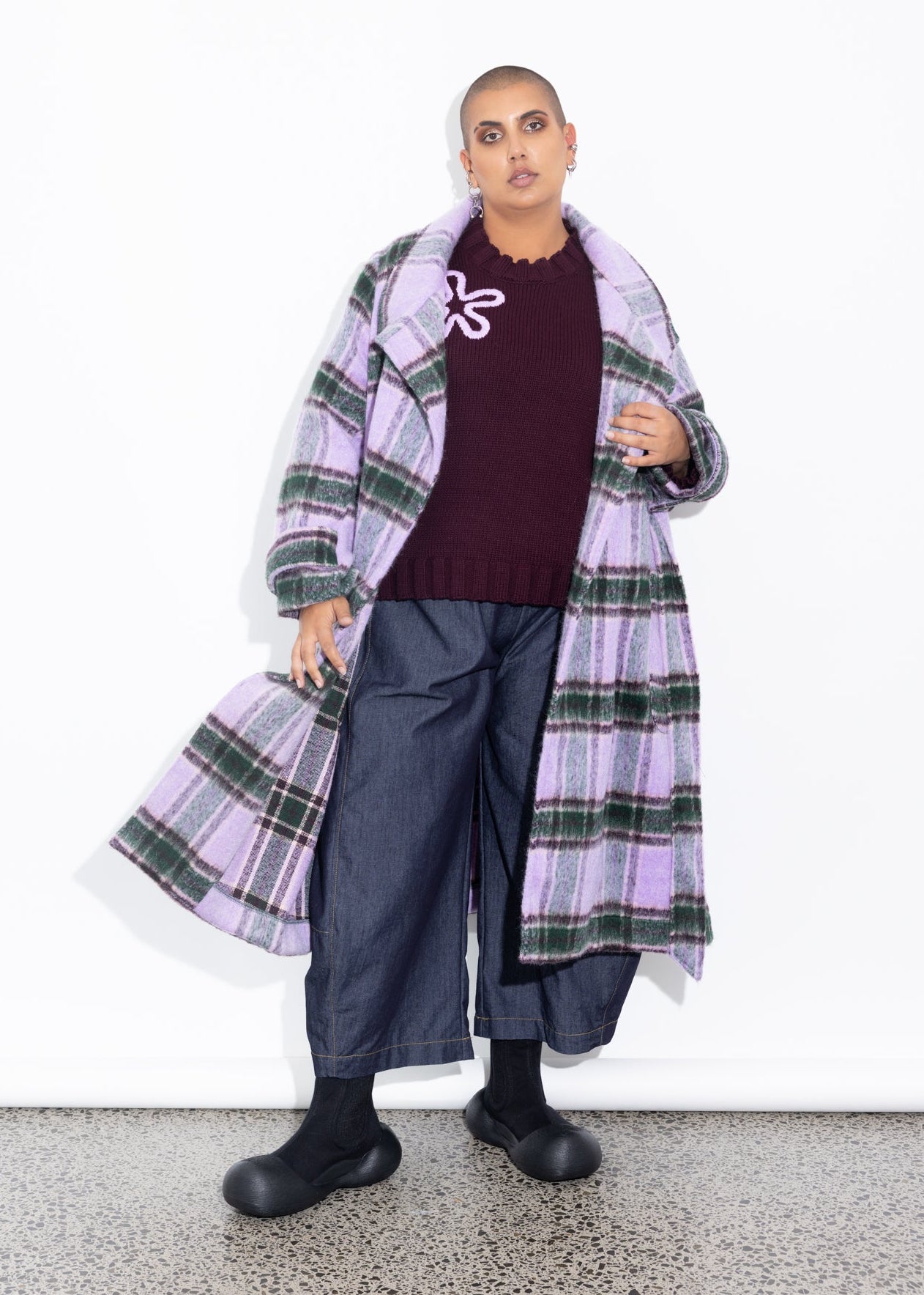 Bell Pant - Dark Chambray