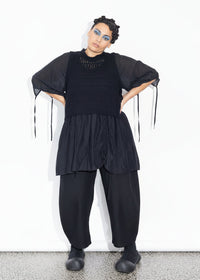 Lani Vest - Black Fluffy
