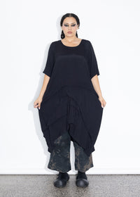 Accordion Tunic - Black