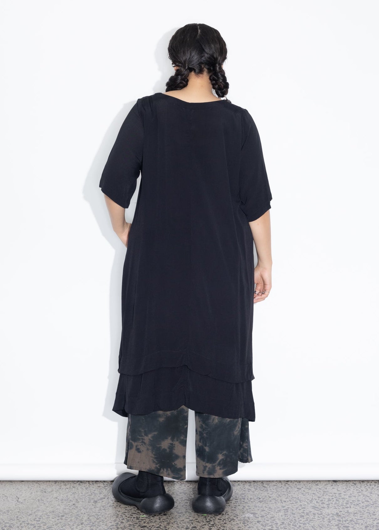 Accordion Tunic - Black