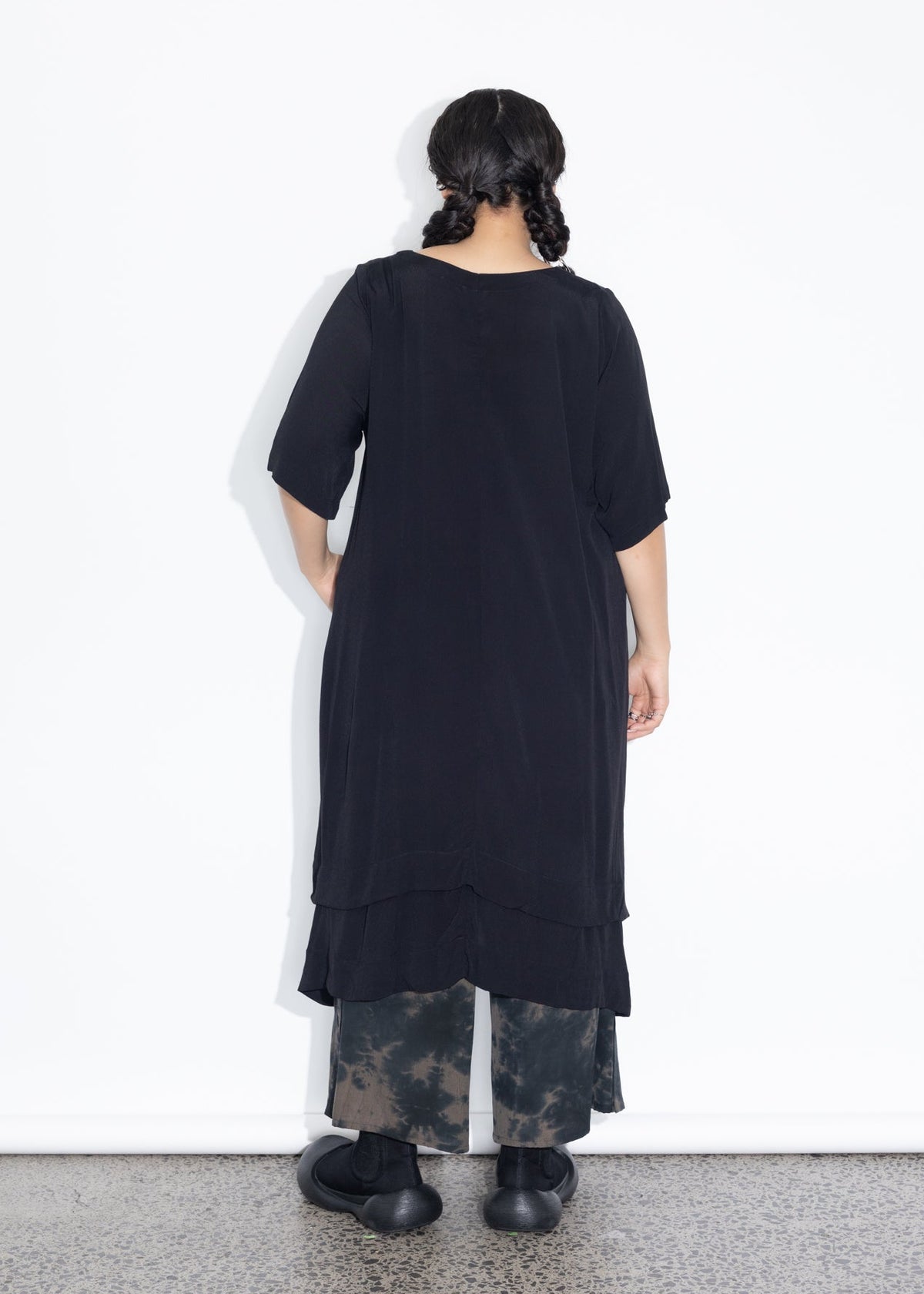 Accordion Tunic - Black